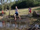 Nick Swinburn (Morpeth) leads Tadele Geremew (Elswick) during the Sherman Cup, Hedley Farm, Tanfield,  County Durham.